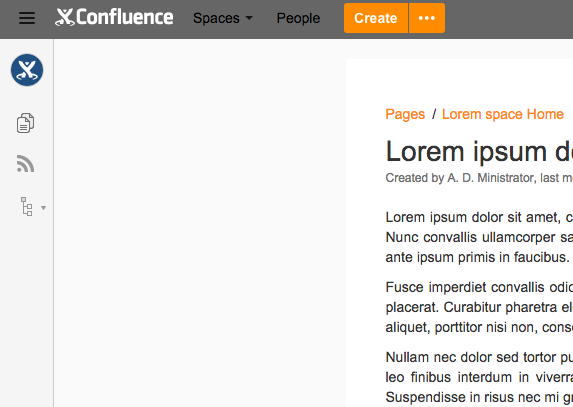 black header menu text