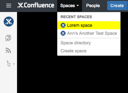 yellow highlight menu items