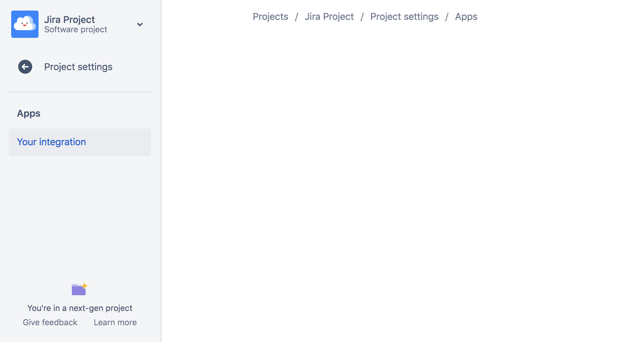 Jira project settings location next gen