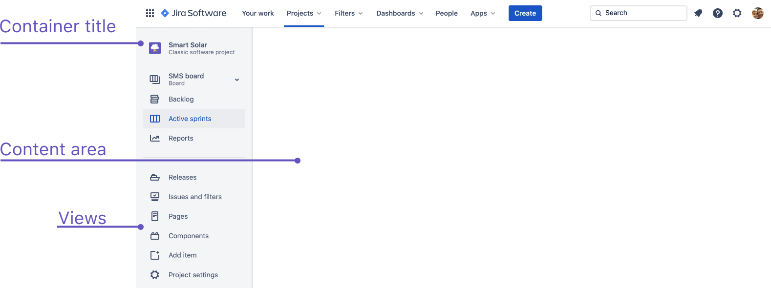 project navigation overview