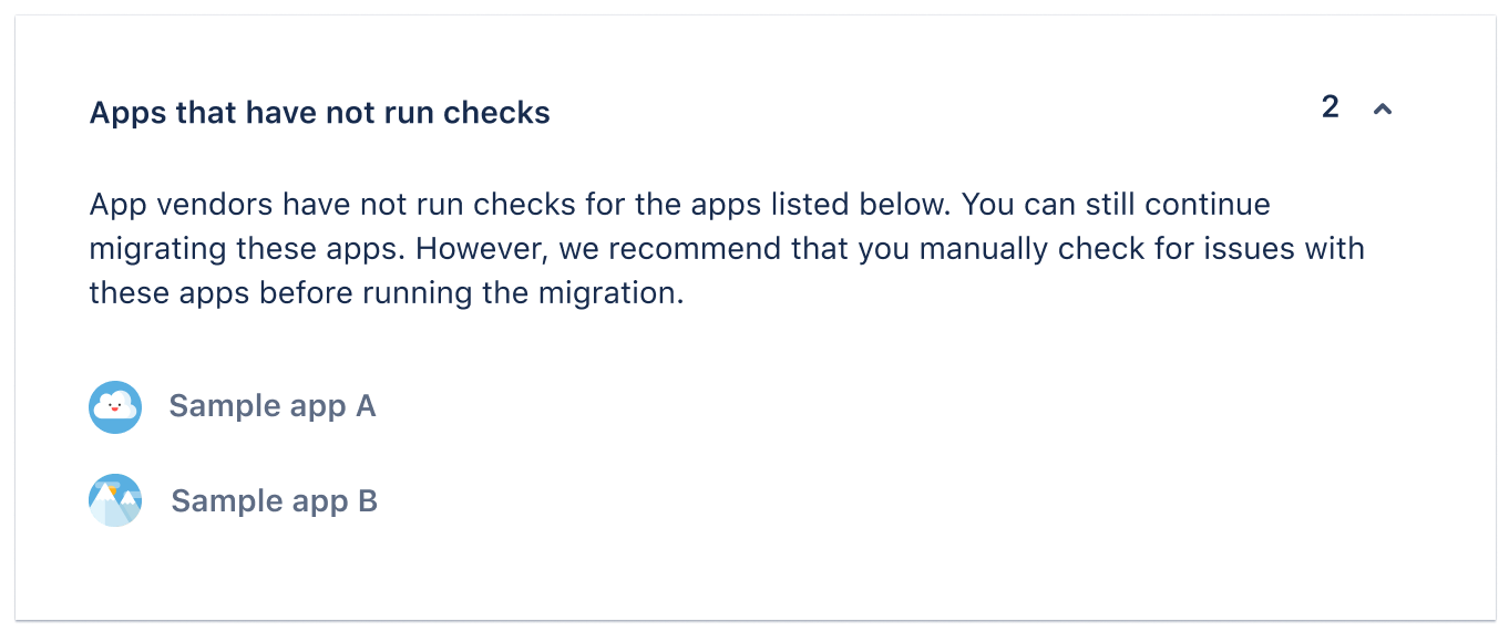 Apps with no checks