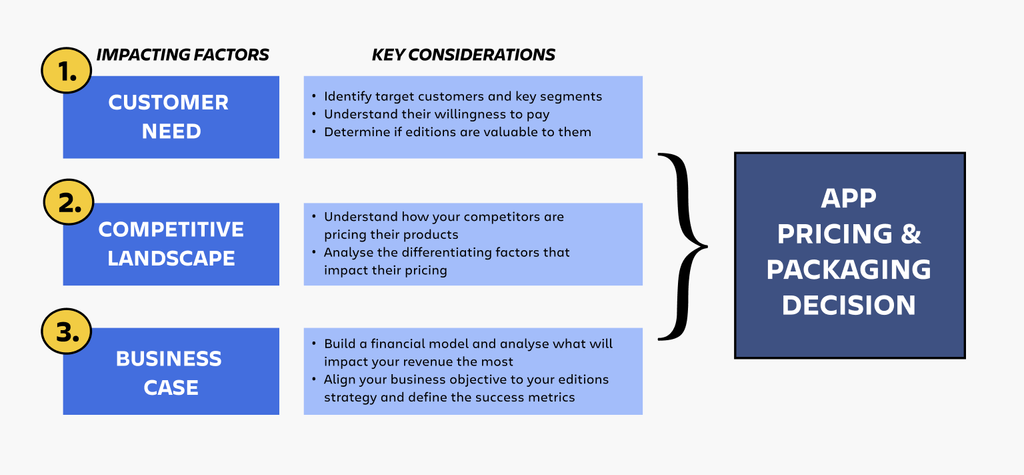 Pricing and packaging decision