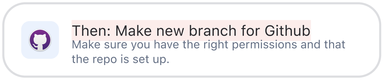 Example of clear, concise description in configuration panel