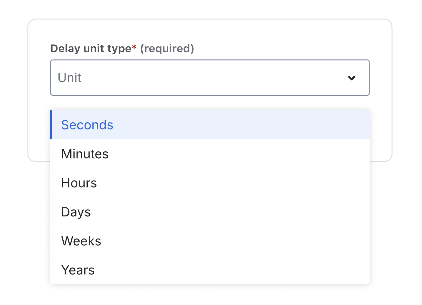 Example of multi-select dropdown with many options