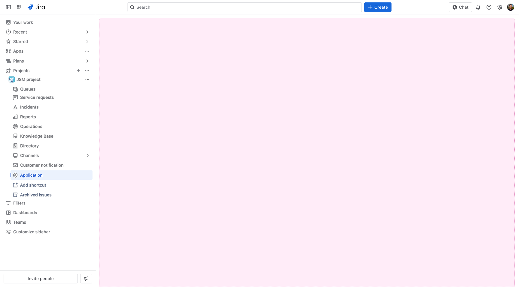 A Jira Service Management queue page displaying the hello world forge app