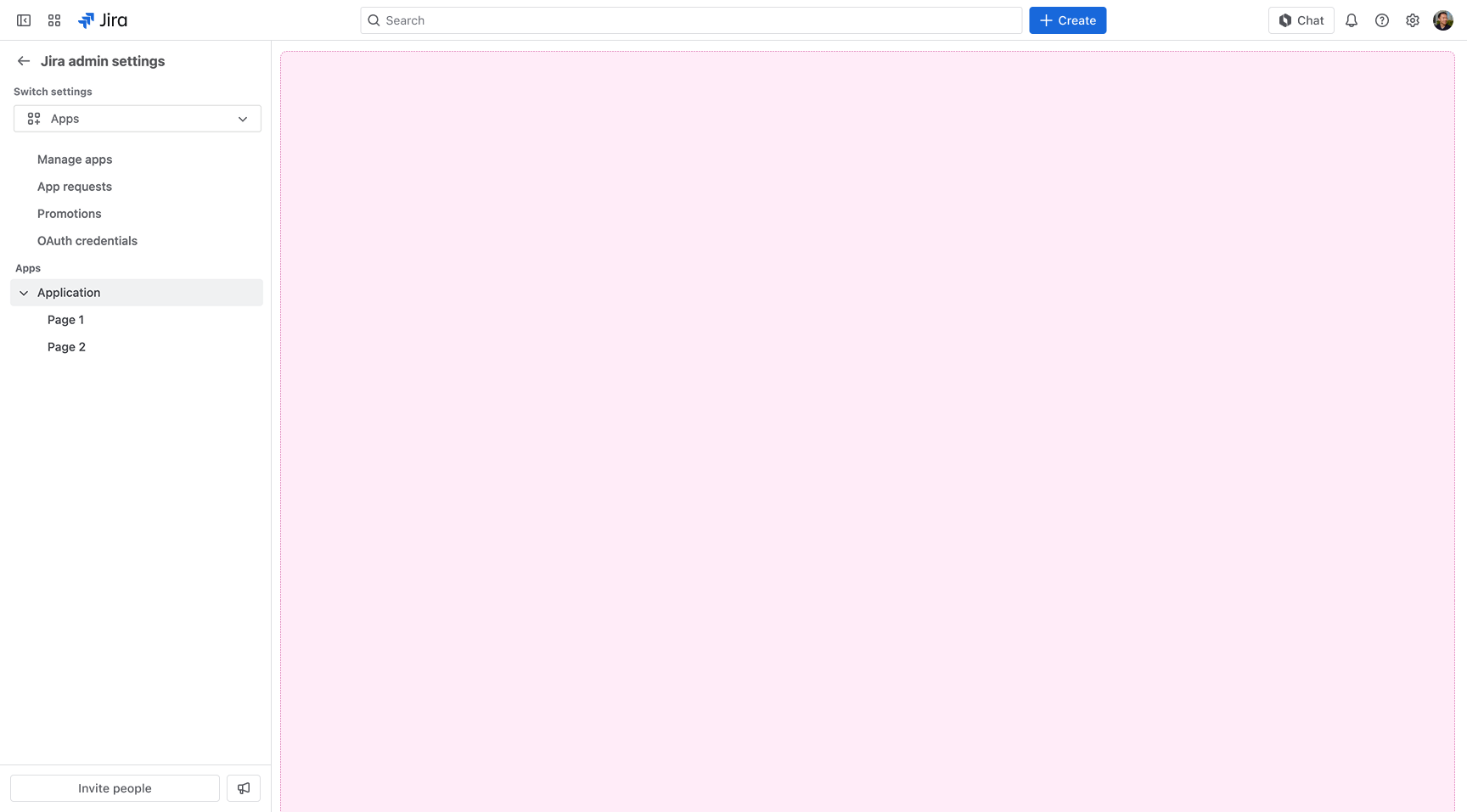Apps with multiple admin pages