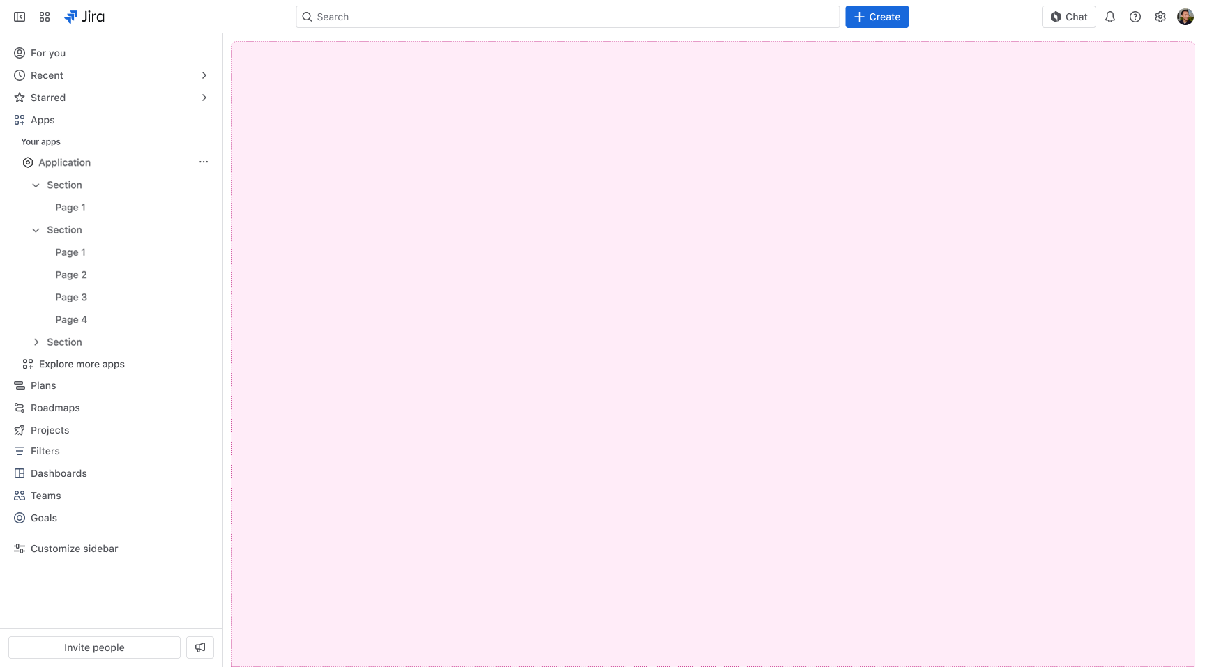 Apps with multiple global pages - dividers