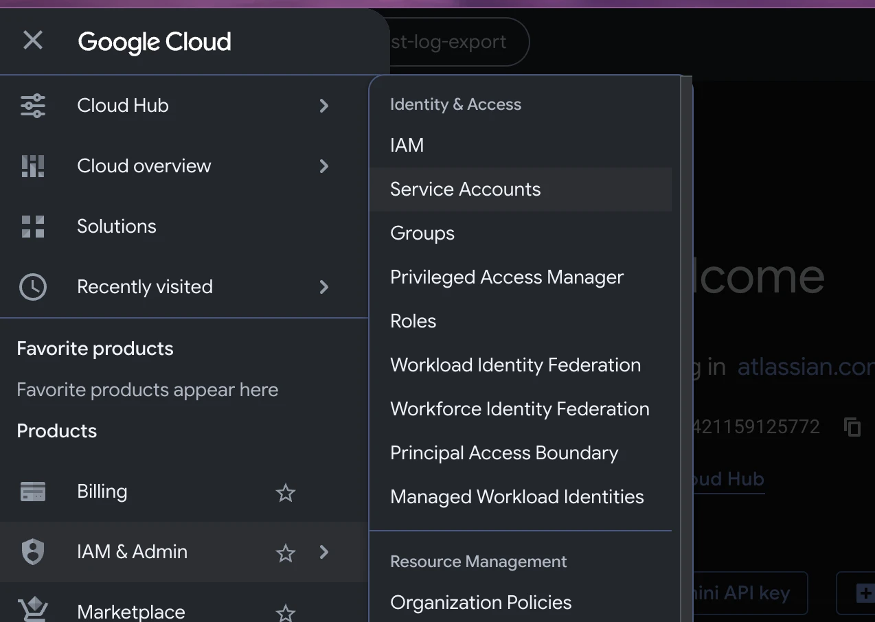 Google Cloud Service Accounts