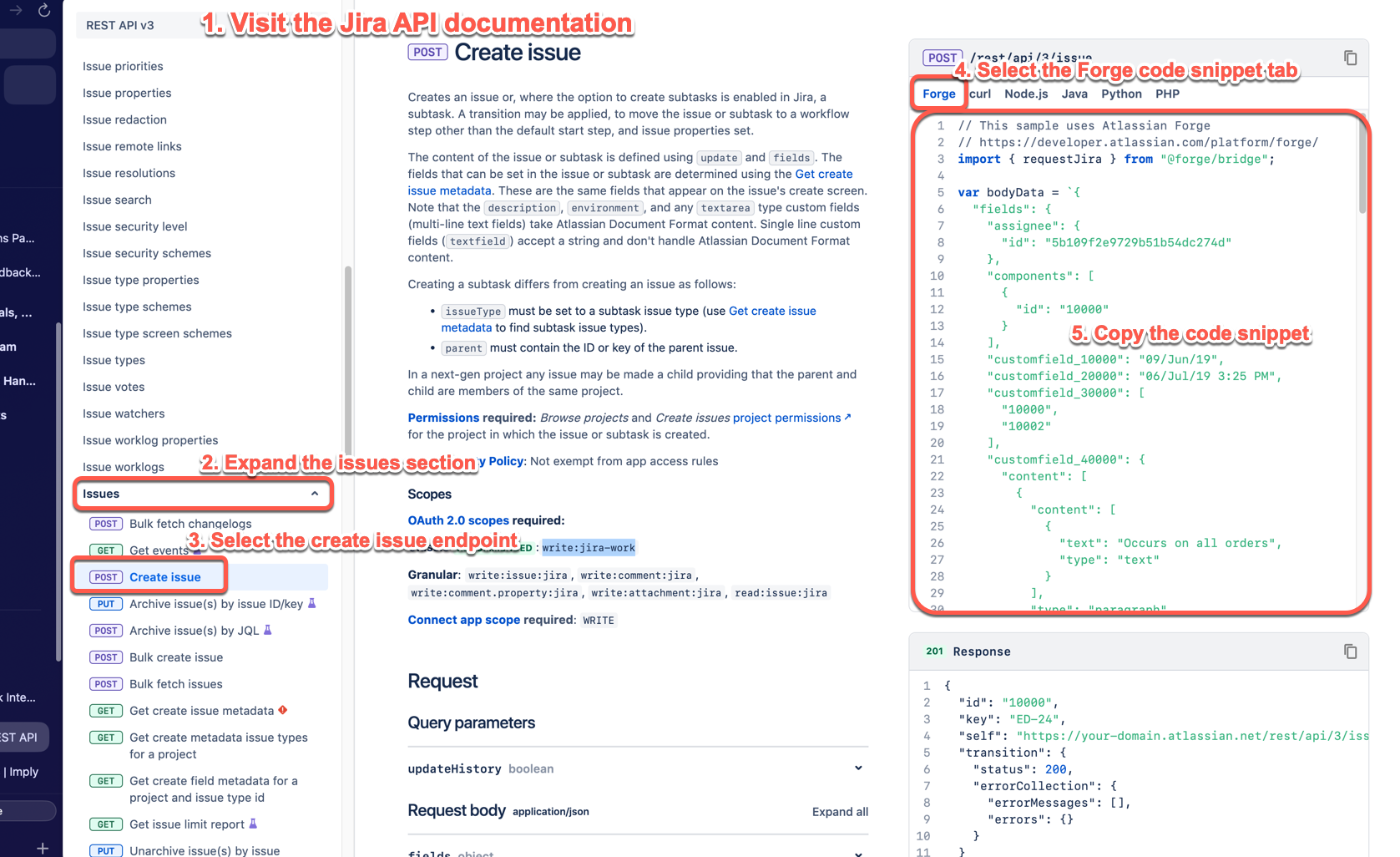 Discover the Jira cloud rest API