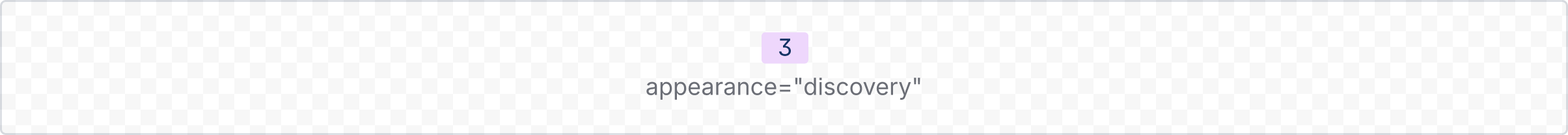 Example image of a rendered discovery badge