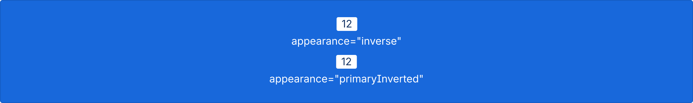 Example image of a rendered inverse badge
