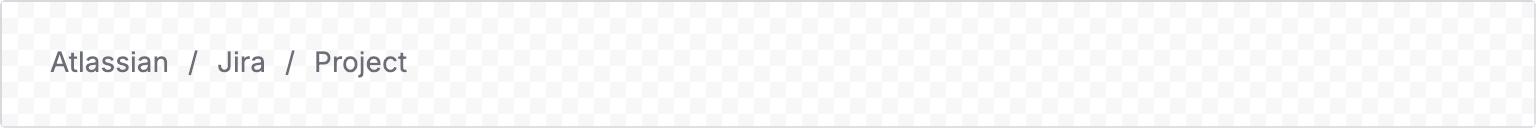 Example image of rendered default breadcrumbs