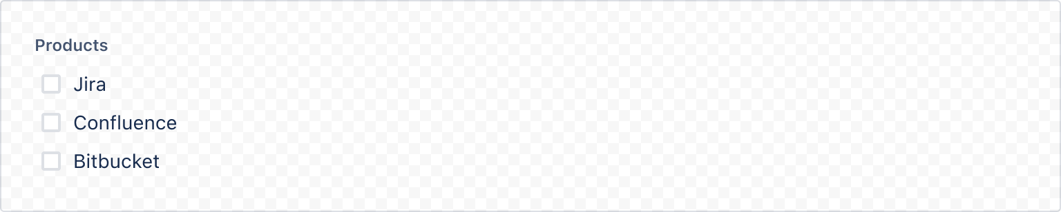 Example image of checkbox group