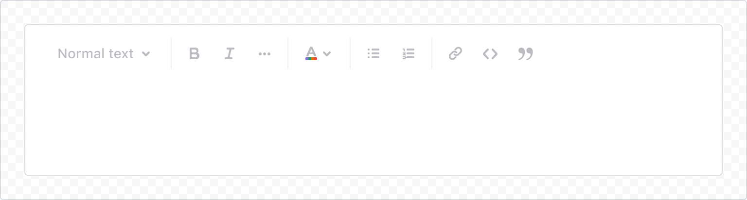 Example image of comment editor disabled