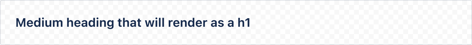 Example image of heading with custom html