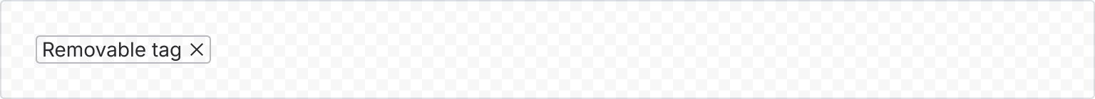 Example image of a removable tag