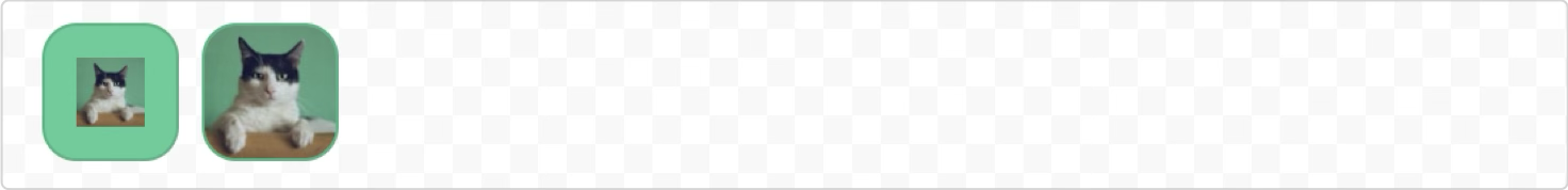 Examples of tiles with border and inset variations