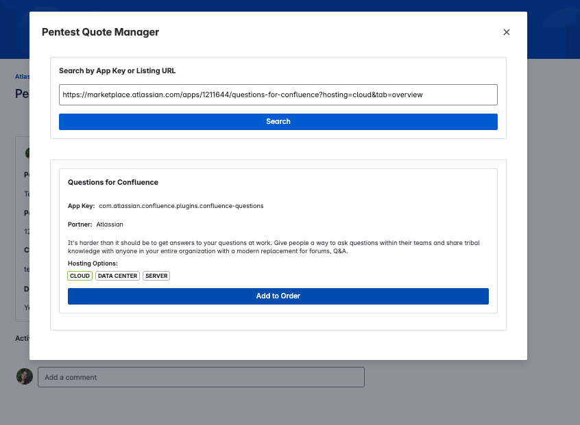 Step 3: Add apps for estimate