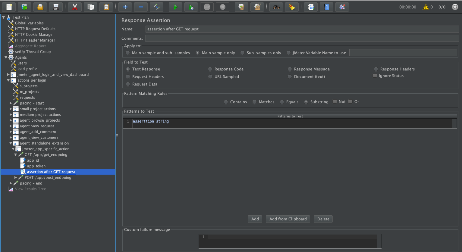 Jira Service Management JMeter standalone assertions