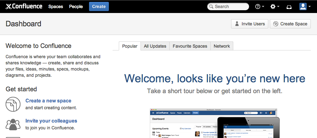 Confluence looking sharp in black